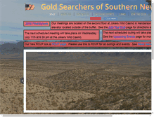 Tablet Screenshot of goldsearchersnv.com